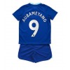 Chelsea Aubameyang #9 Hemmaställ Barn 2022-23 Korta ärmar (+ Korta byxor)